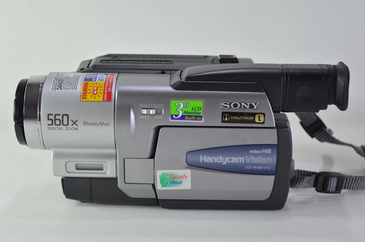 Sony NTSC Hi8 Handycam Camcorder - Video Transfer (CCD-TRV88