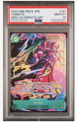 PSA 10 ONE PIECE Card Game Yamato OP01-121 ( Parallel ) Romance
