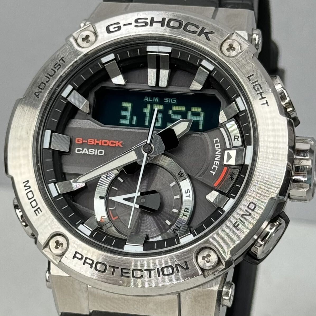 CASIO G-Shock G-STEEL GST-B200-1AJF Tough solar Shock resist Men's