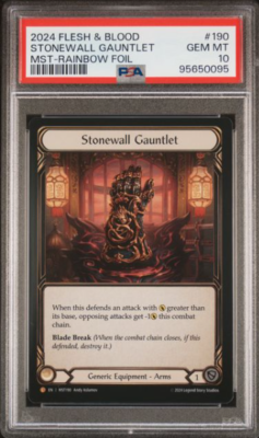 Flesh and Blood TCG Stonewall Gauntlet Part the Mistveil MST190