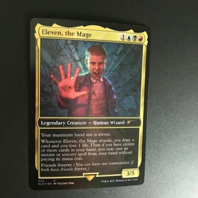 ELEVEN THE MAGE FOIL STRANGER THINKS SECRET LAIR MTG MAGIC THE