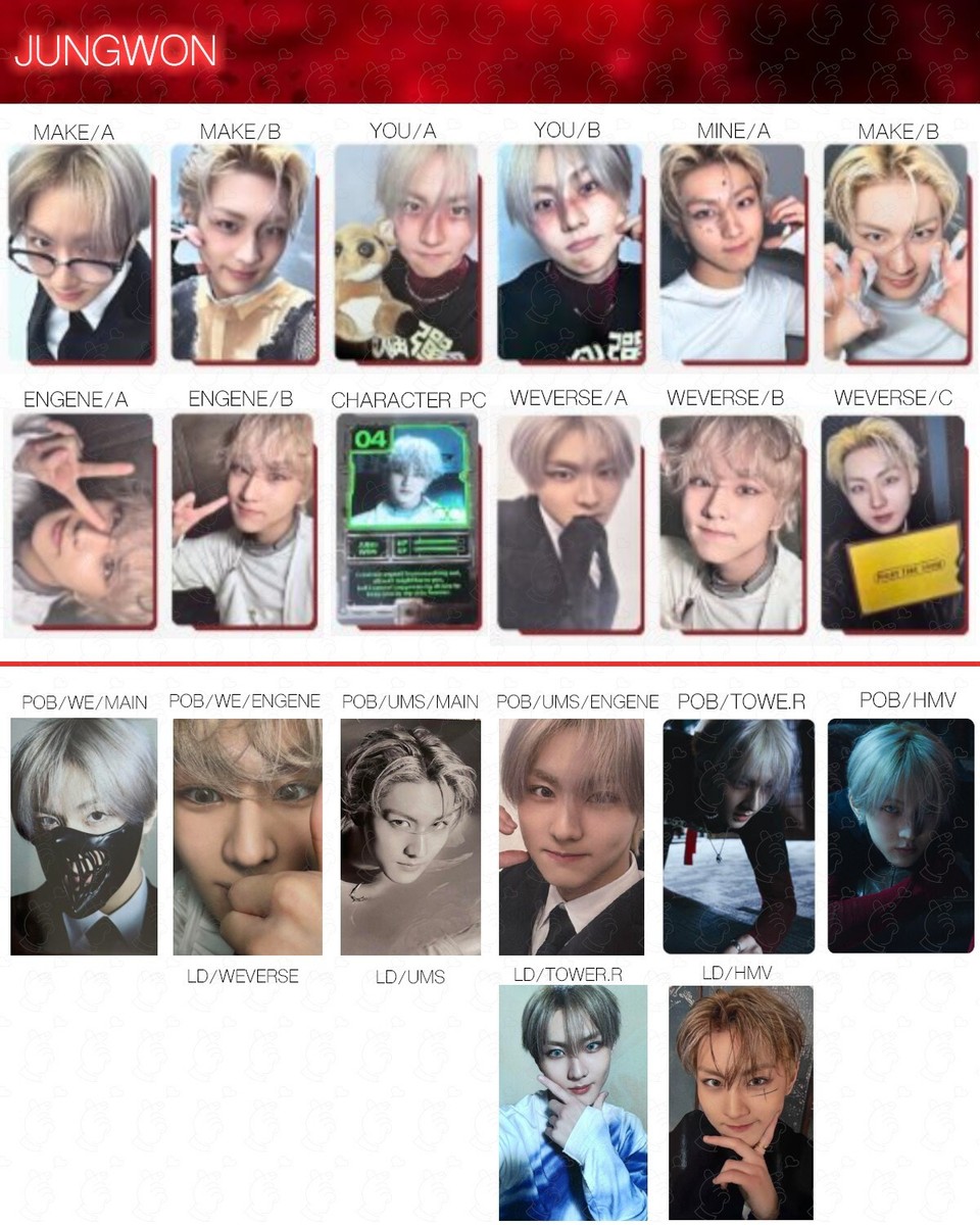 ENHYPEN DESIRE : UNLEASH ALBUM JAPAN POB LUCKY DRAW OFFICIAL