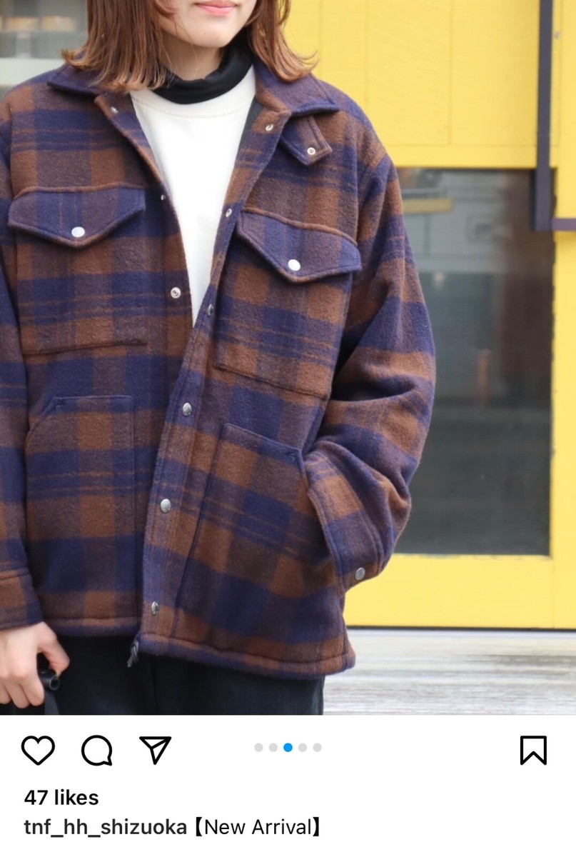 THE NORTH FACE PURPLE LABEL Wool Field CPO Check shirt jacket