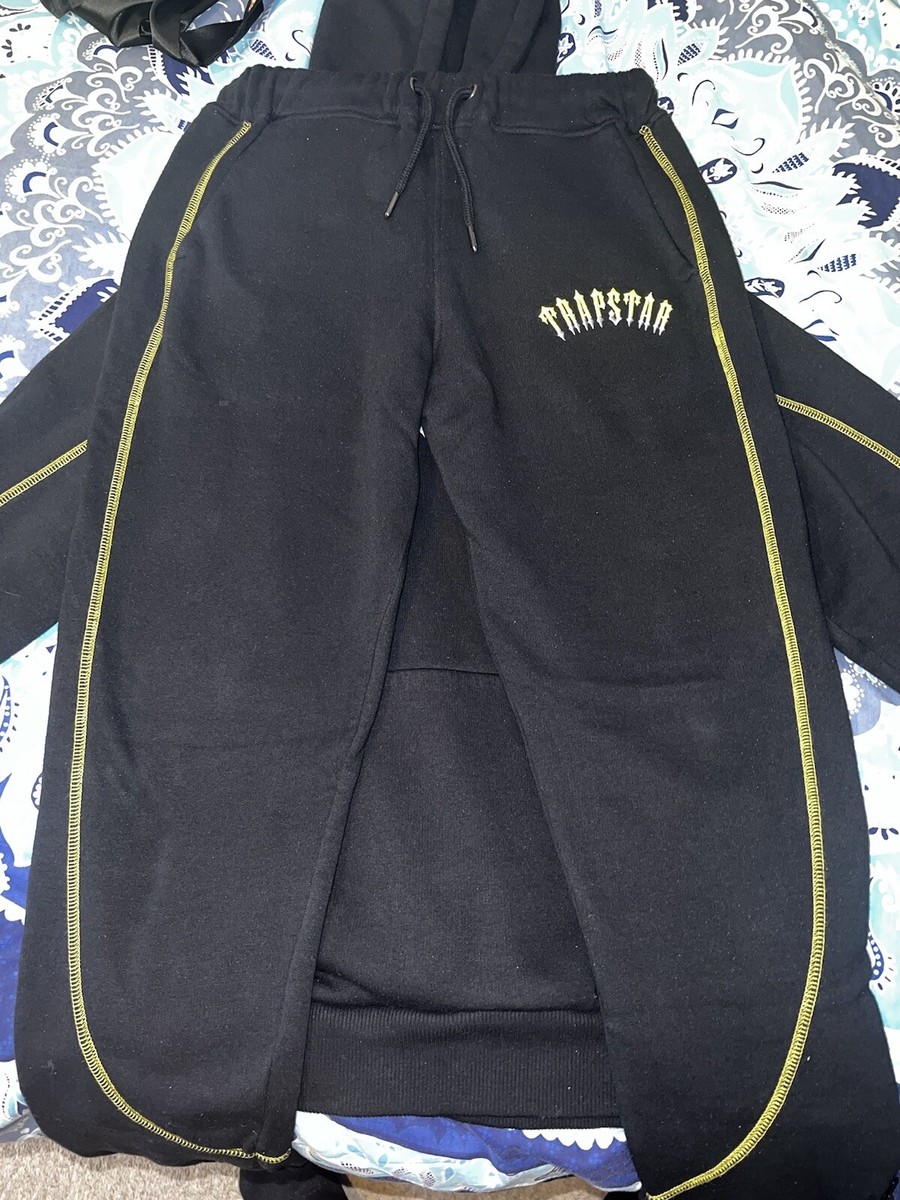 Trapstar x Central Cee.. Arch Panel Tracksuit.. Black/Yellow