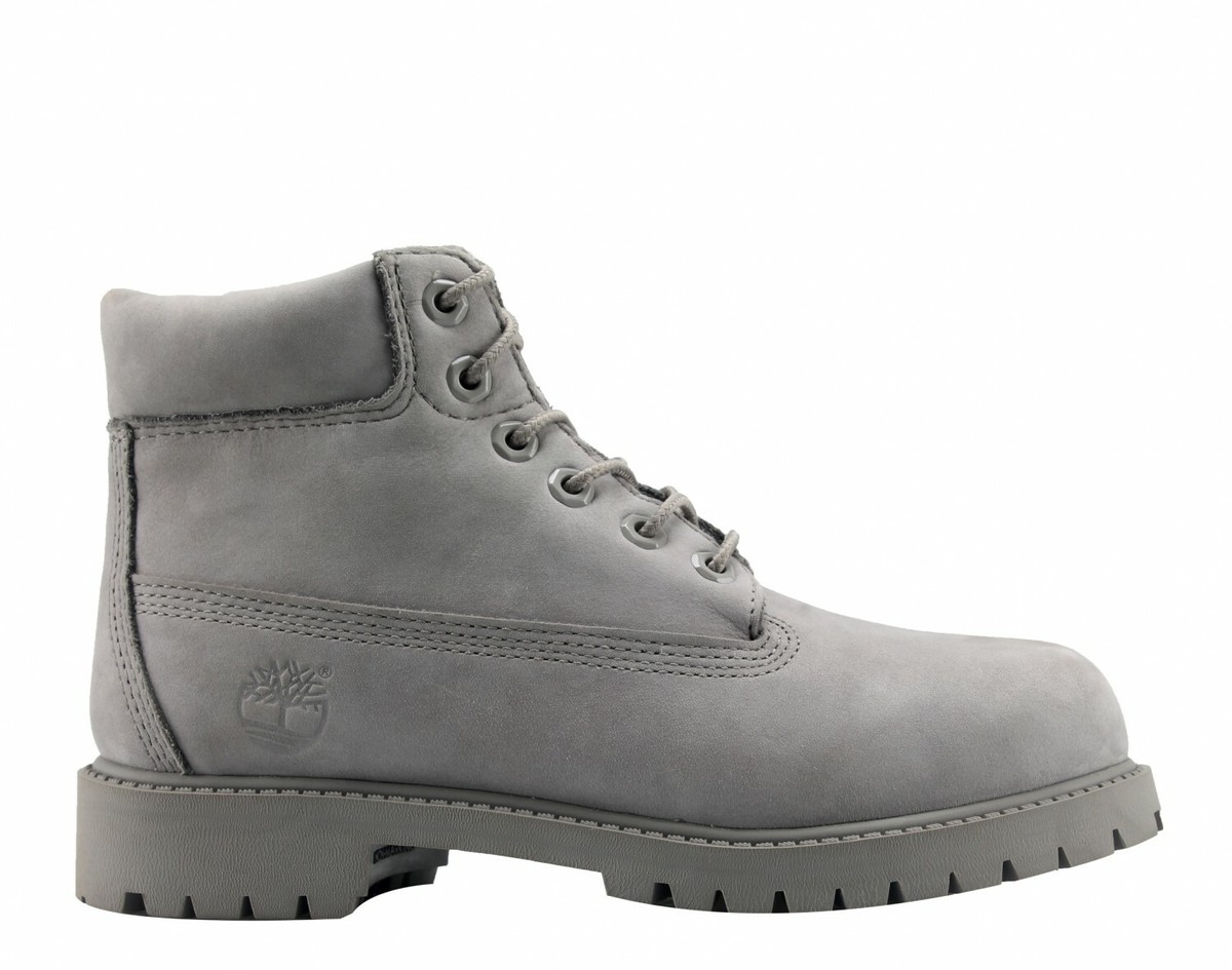 New Timberland Youth 6-Inch Premium Waterproof Boots (A199K) Grey