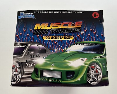 Muscle Machines Tuners 🔥 2003 Acura NSX 1:18 Scale Diecast '03