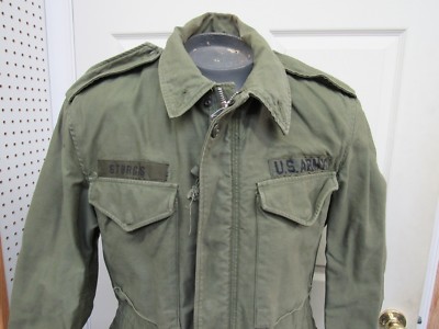 US OG 107 Field Jacket Coat Sateen Pre Vietnam Era 1958 Dated