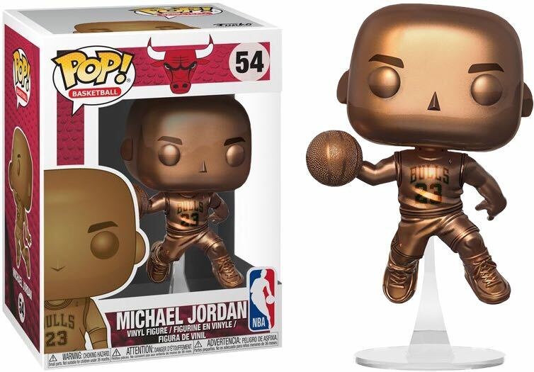 Michael Jordan Bronze NBA Chicago Bulls POP! Basketball #54 Vinyl