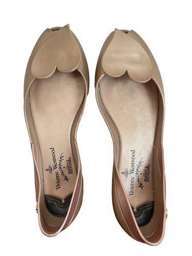 Vivienne Westwood Melissa Heart Pumps White Red 23cm High Heels