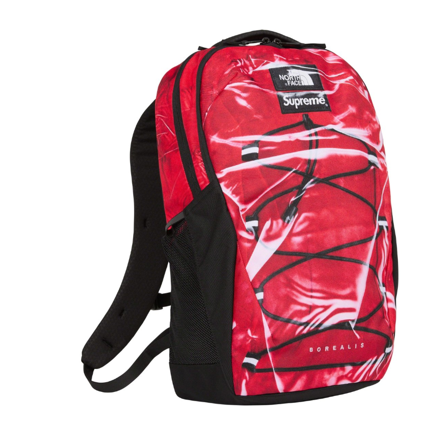 SUPREME SS23 TNF THE NORTH FACE PRINTED BOREALIS BACKPACK BLACK