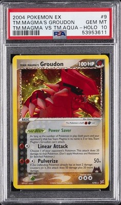 2004 POKEMON EX TEAM MAGMA VS TEAM AQUA #9 TEAM MAGMA'S GROUDON