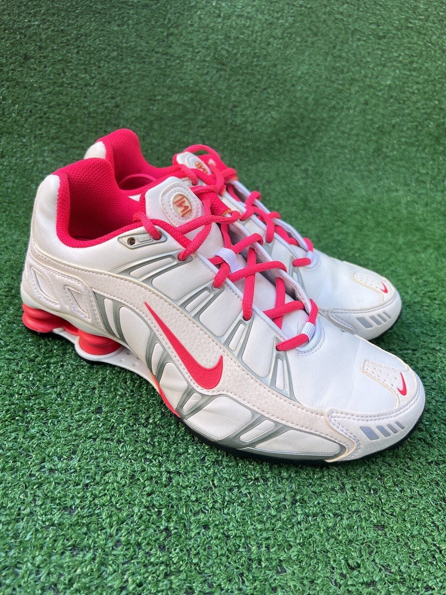 Nike Shox Turbo 3.2 White Cherry Pink Womens Shoes Size 8.5