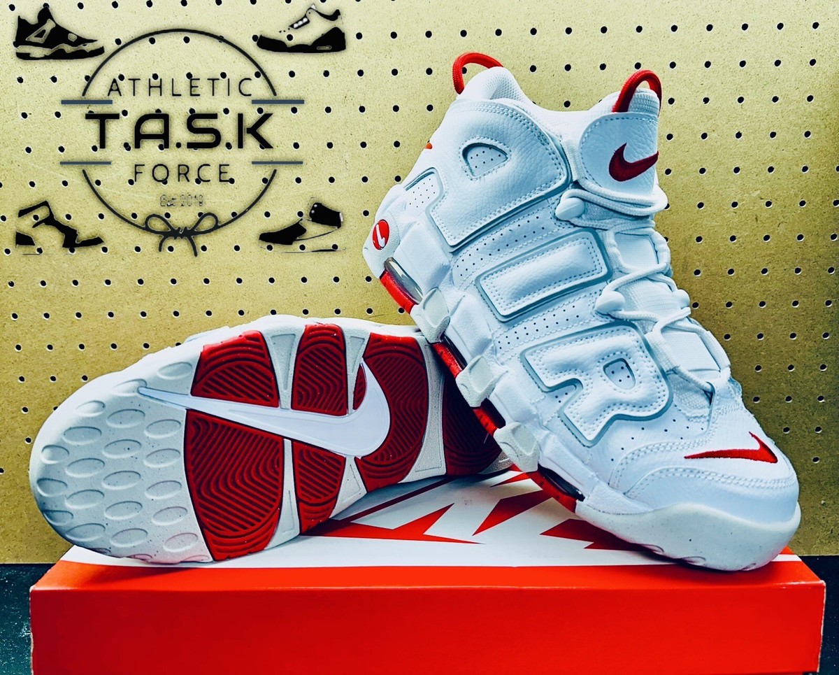RARE* NEW Nike Air More Uptempo 96 White Red Grey Fog DX8965-100