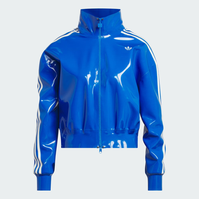 ADIDAS LATEX 3-STRIPES BLUE SPORTS JACKET - JD1055 - BRAND NEW