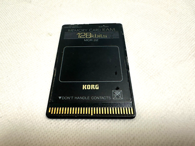 Junk Parts】KORG MCR-02 128kbits Memory Card RAM | eBay