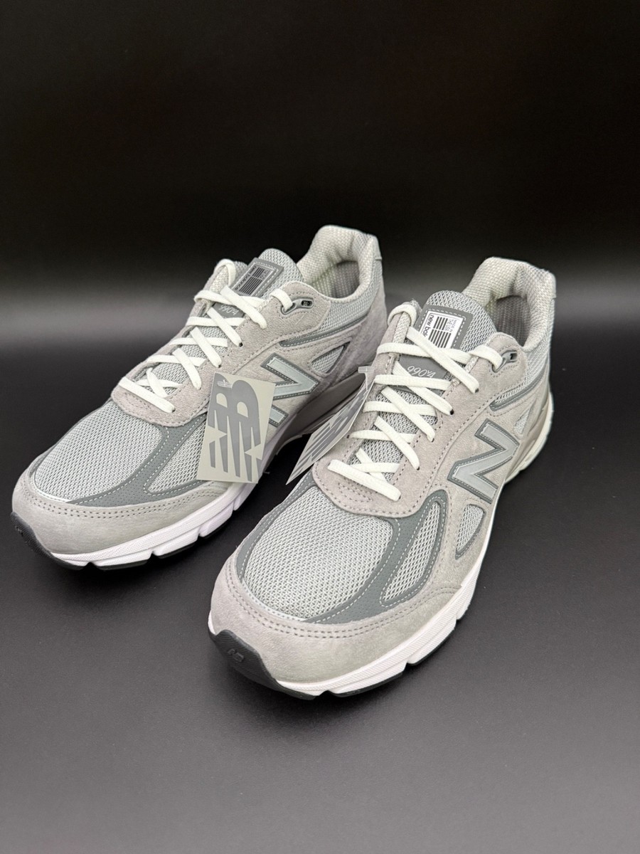 New Balance 990v4 Made in USA Grey Silver Men's U990GR4 | eBay