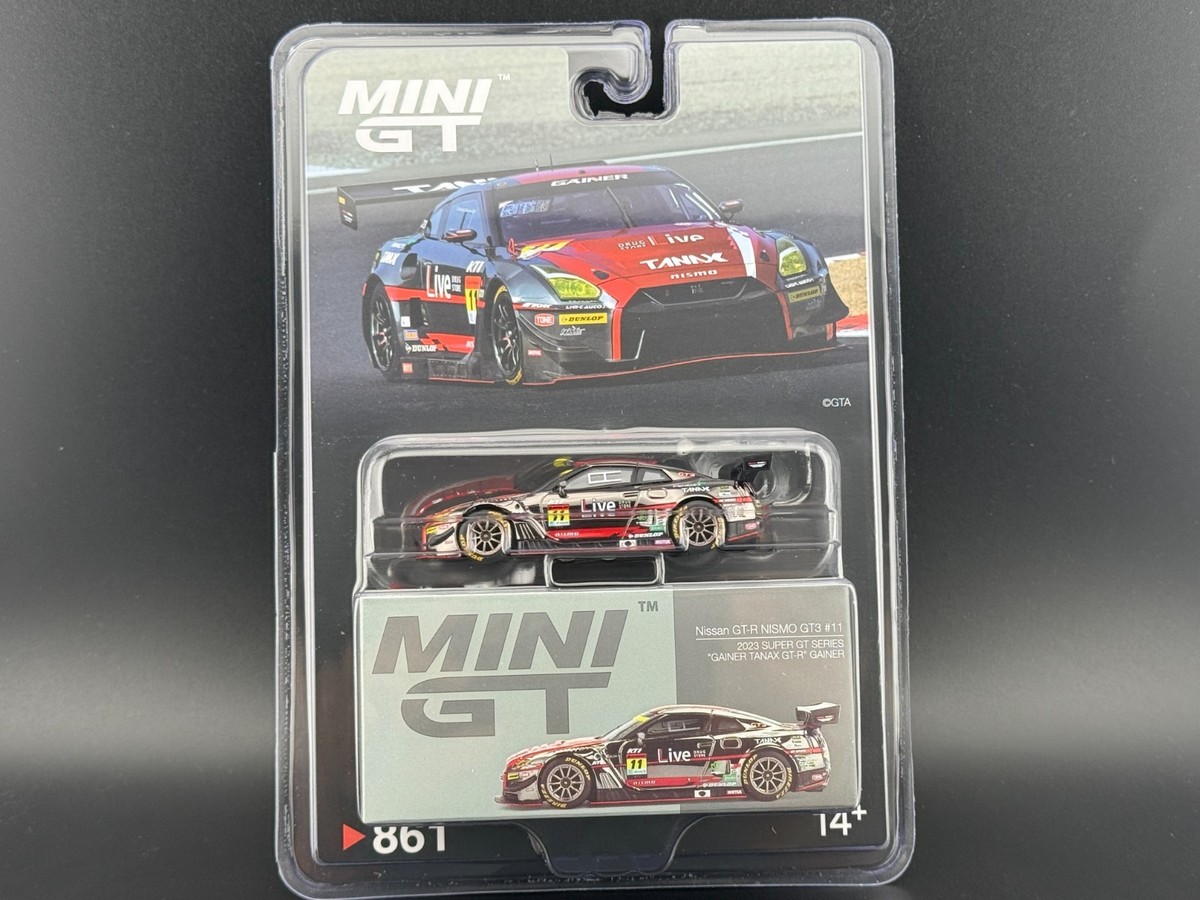 Mini GT Nissan GT-R NISMO GT3 #11 GAINER TANAX GT-R 2023 Super GT