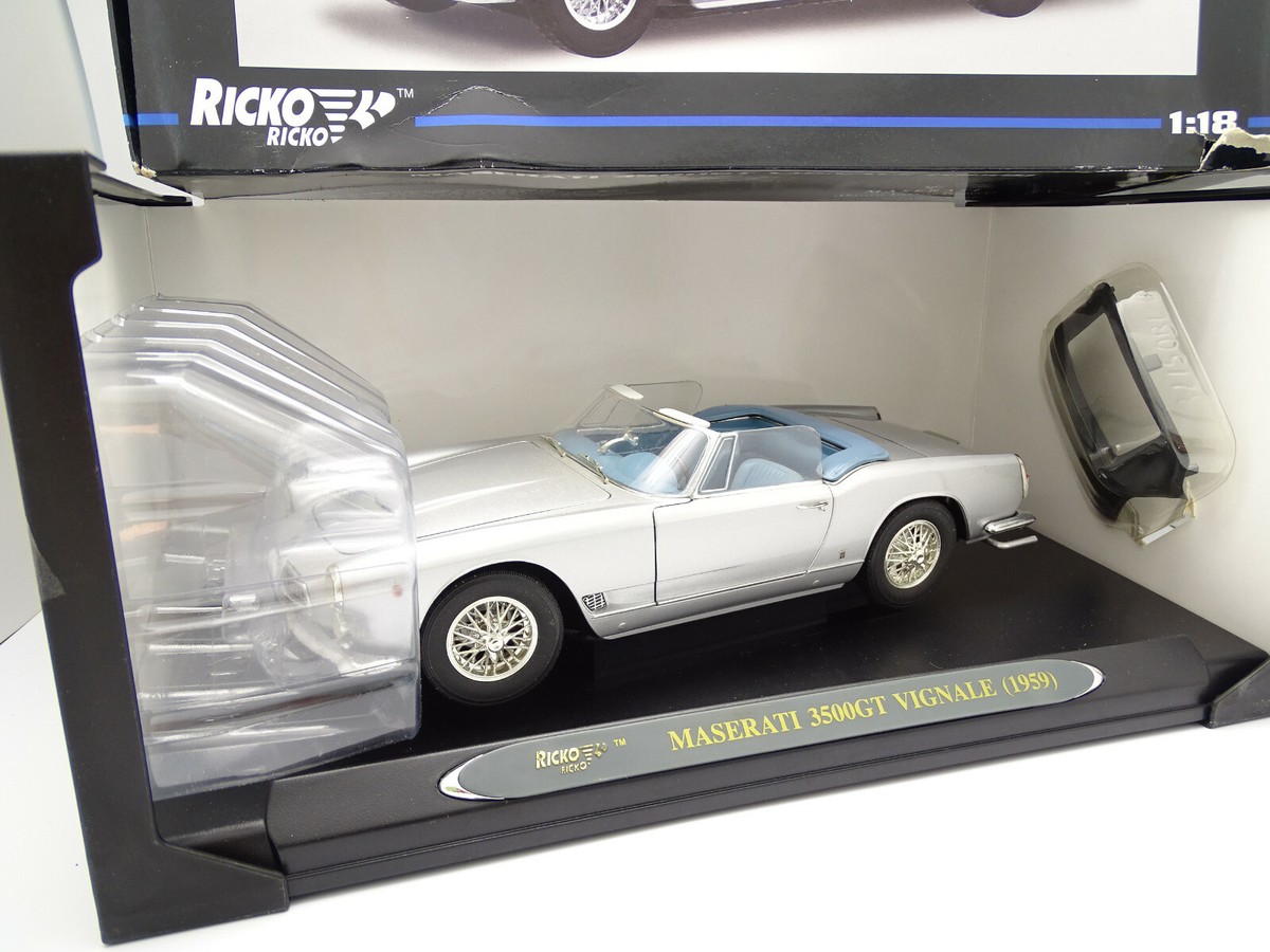 Ricko 1/18 - Maserati 3500 GT Vignale 1959 Silver | eBay