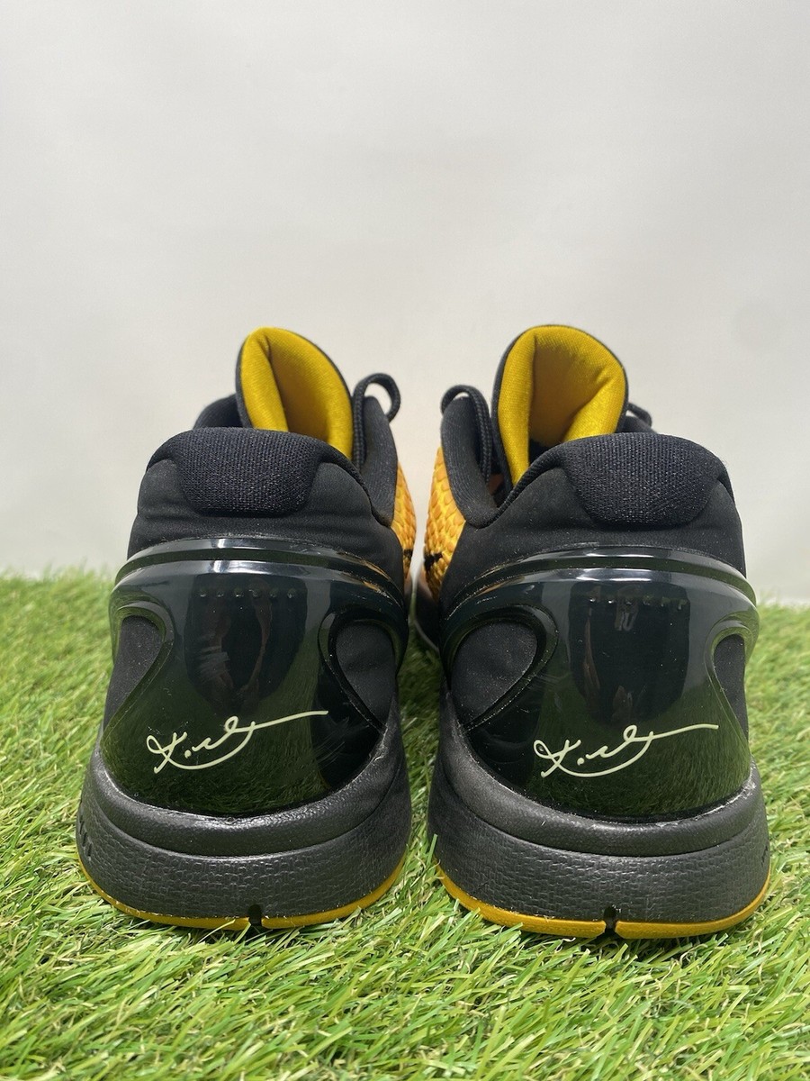 Nike Zoom Kobe 6 Yellow Black Sneakers Lightbulb Rare Shoes 429659