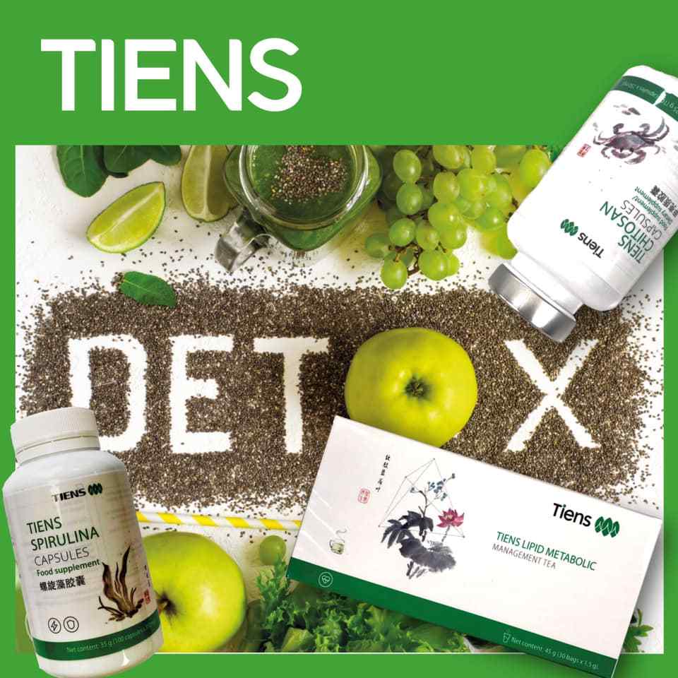 TIENS 3-in-1 Wellness Set | Spirulina Chitosan Capsules