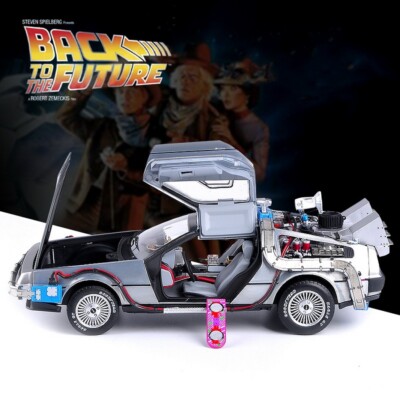 1/18 Scale Back to the Future DeLorean Time Machine Elite Diecast