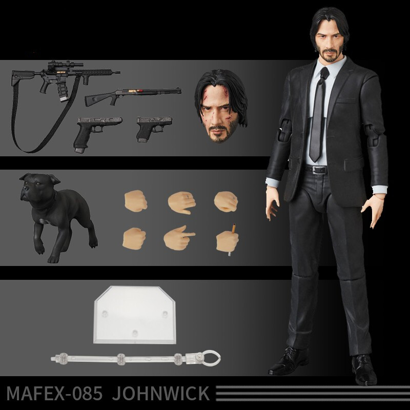 John Wick Chapter 2 Mafex No.085 16CM Action Figure Pvc New in Box