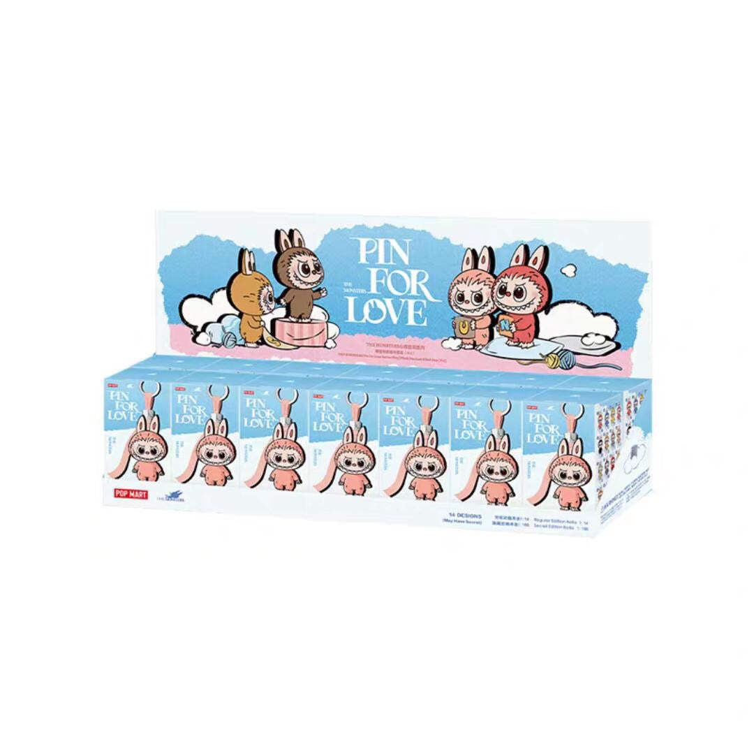 Pop Mart The Monsters Pin For Love Series Pendant Blind Box (N-Z