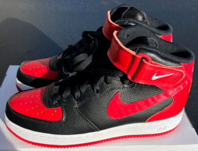 Nike Air Force 1 Mid By You Bred Sneaker Womens 10 Mens 8.5 New