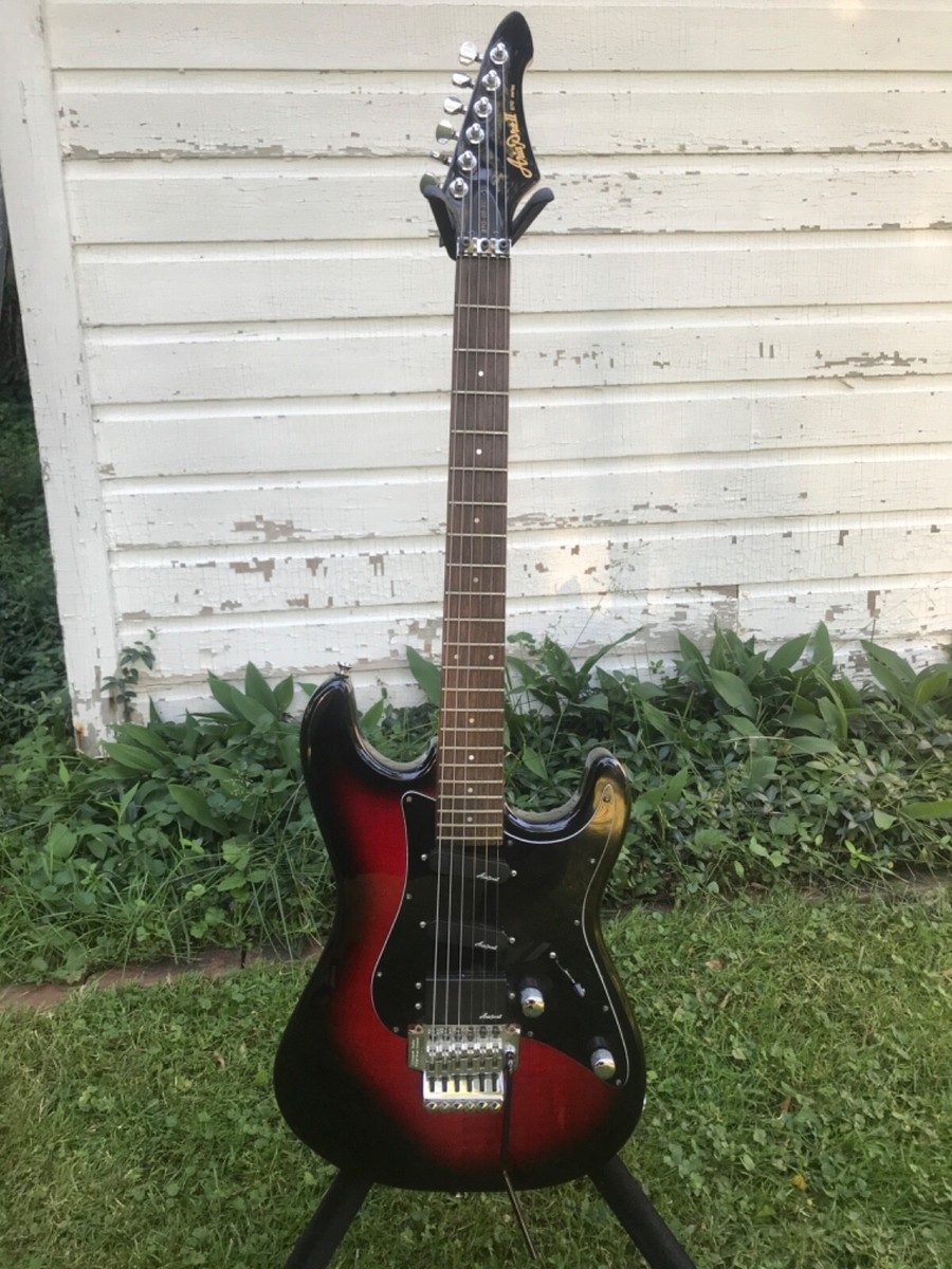 🔥🔥 ARIA PRO II 2 STG-02-3C Electric Guitar w/ case HSS Strat