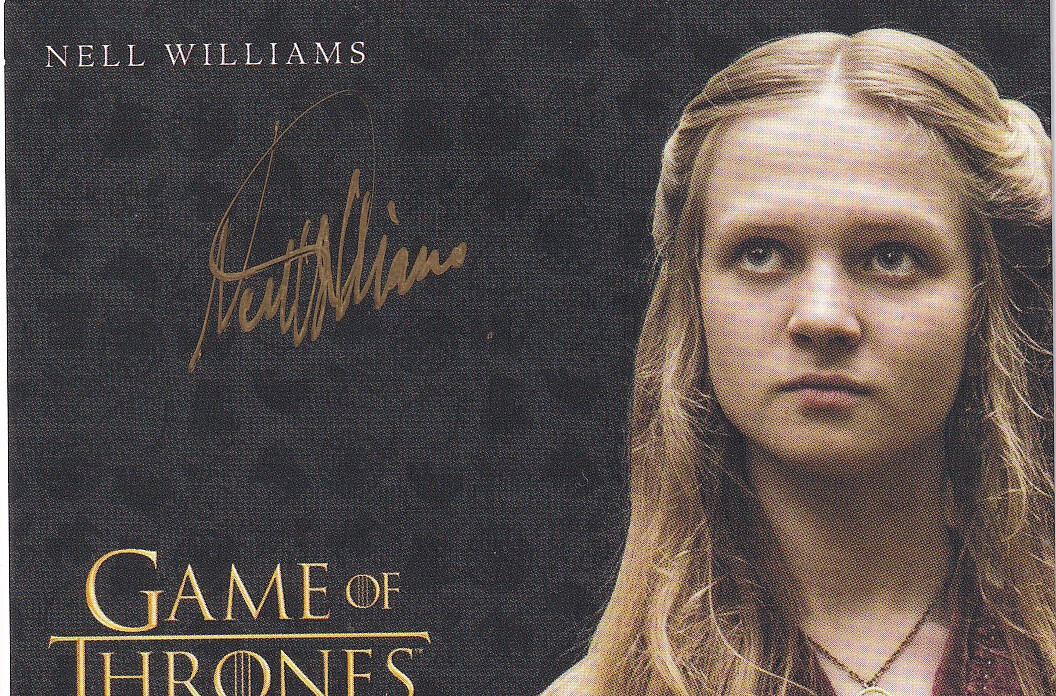 Game of Thrones Gold Autograph Card Nell Williams as Young Cersei