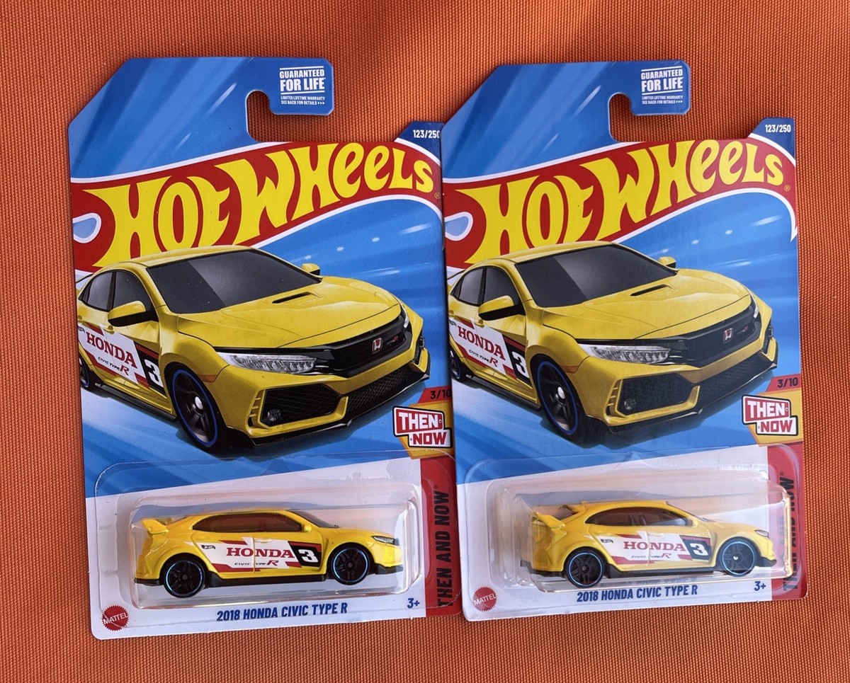 2025 Hot Wheels 2018 Honda Civic Type R Red + Yellow Lot Of 2 | eBay