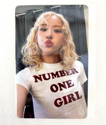 ROSE ROSIE ROSÉ JAPAN LIMITED OFFICIAL PHOTOCARD RAKUTEN BLACKPINK