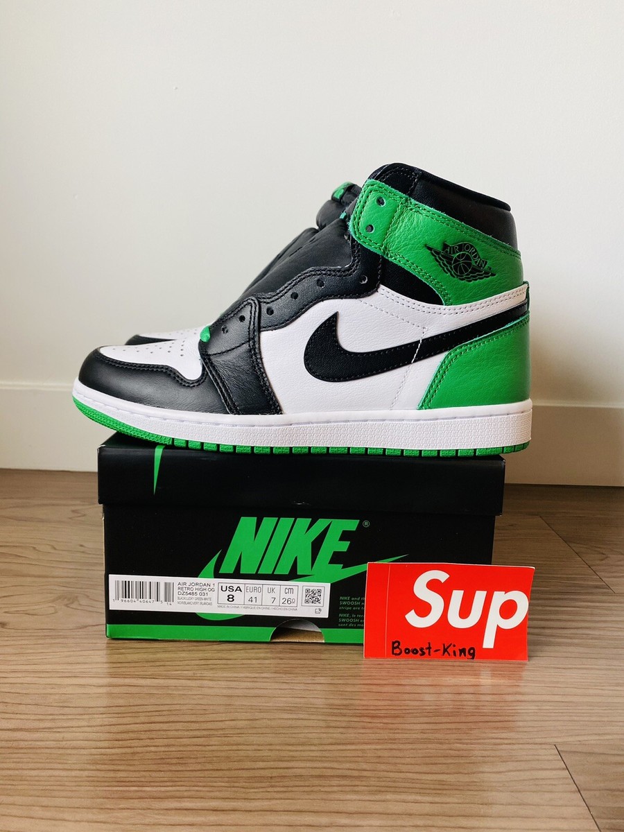Jordan 1 Retro high Lucky Green size 8 mens DS | eBay