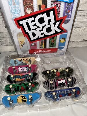 Tech Deck DLX Pro Pack 8 Boards Skate Fingerboard Toy Spin Master