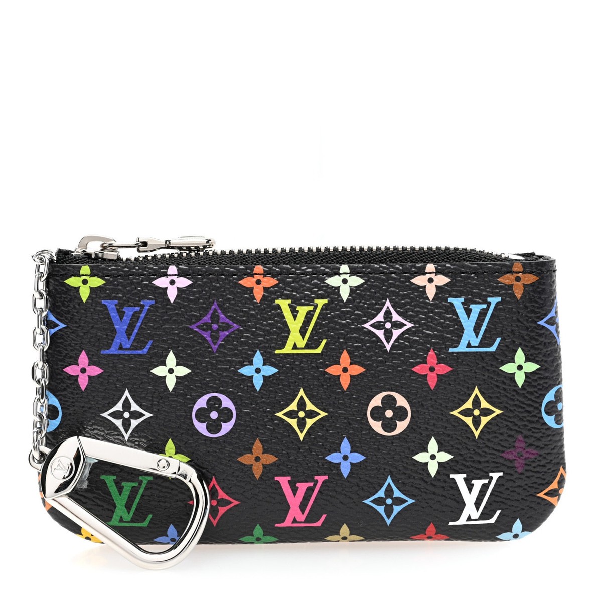 Louis Vuitton Murakami Key Pouch LV X TM Multicolor Black Cles
