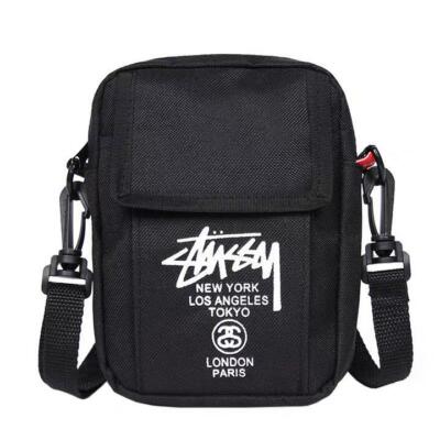 STUSSY Mini Shoulder Bag Novelty TOKYO LONDON PARIS Pochette Pouch