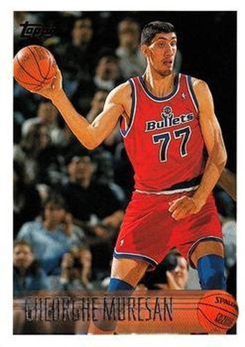 77 Gheorghe Muresan - Washington Bullets - 1996-97 Topps