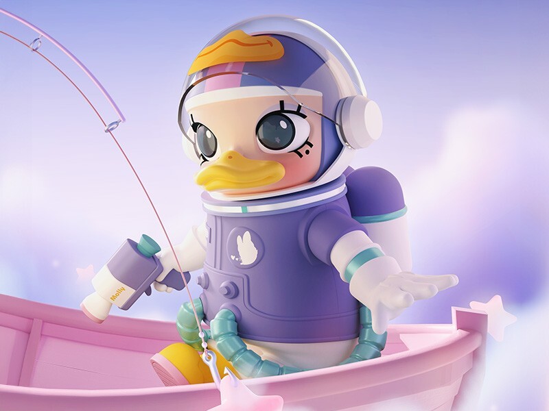 POP MART MEGA Collection 400% SPACE MOLLY Daisy Size 30cm NEW