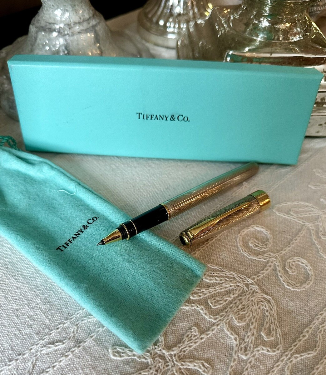 純銀 鍍金 Tiffany スプーンMarquise 純銀 鍍金 Tiffany スプーン