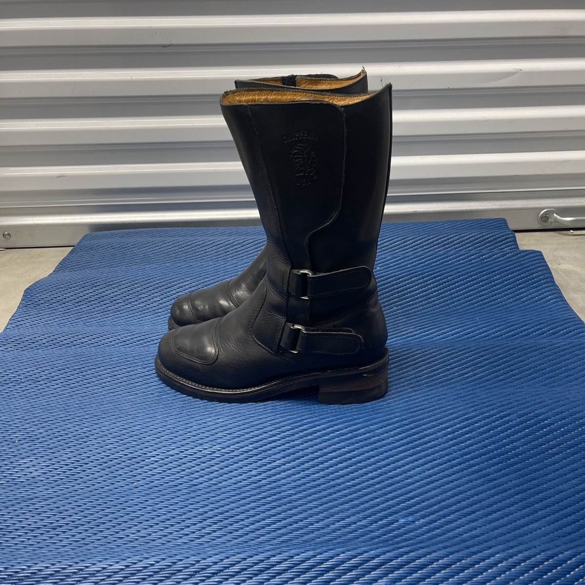 Chippewa Style # 27862 Odessa Rally Motorcycle Boots 8.5EEBlack