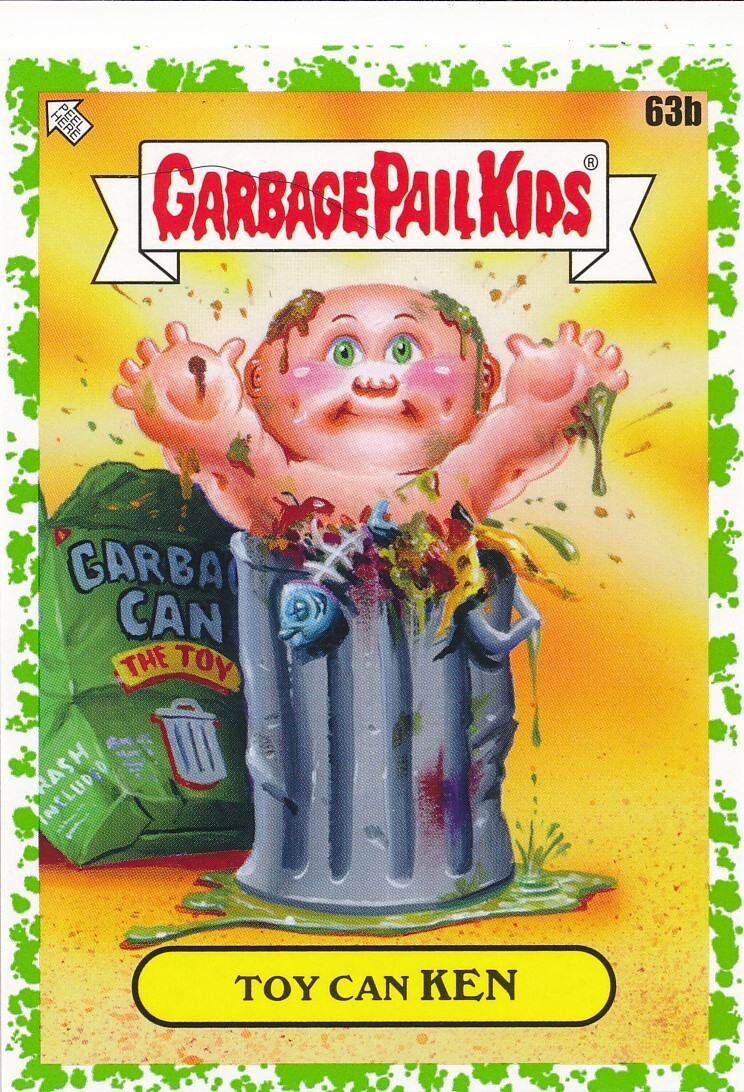 63b TOY CAN KEN 2024 GPK Garbage Pail Kids 1 Kids at Play GREEN | eBay