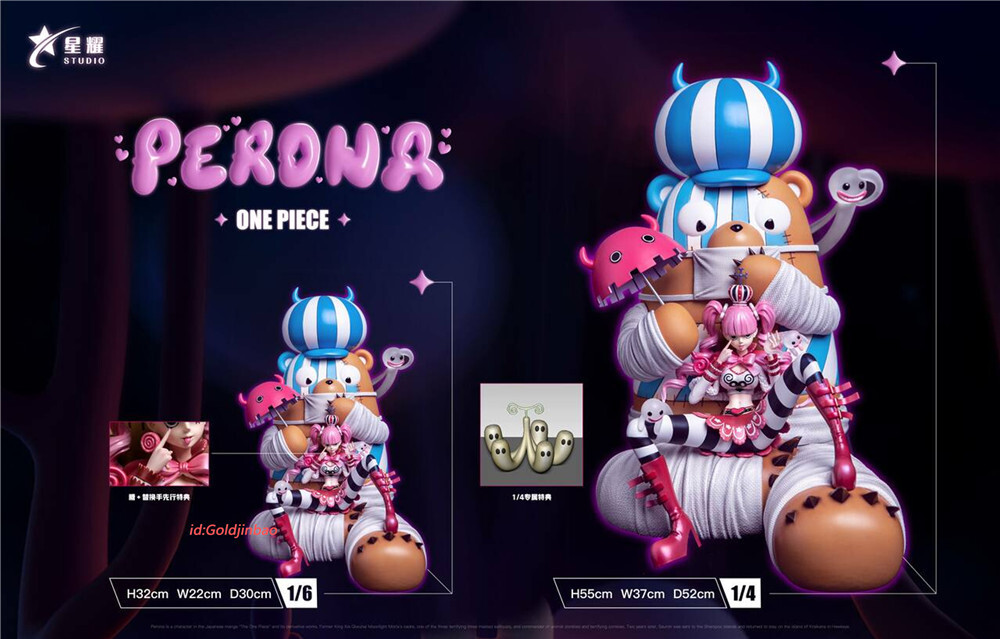 XY Studio One Piece Perona Resin Statue 1/6 Scale Kumasy H32cm