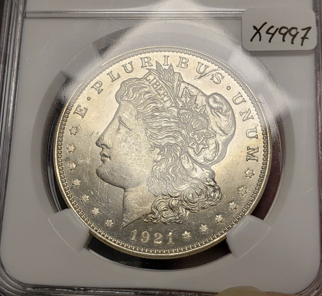1921 $1 Morgan Silver Dollar - Looks Proof-Like - NGC MS 63