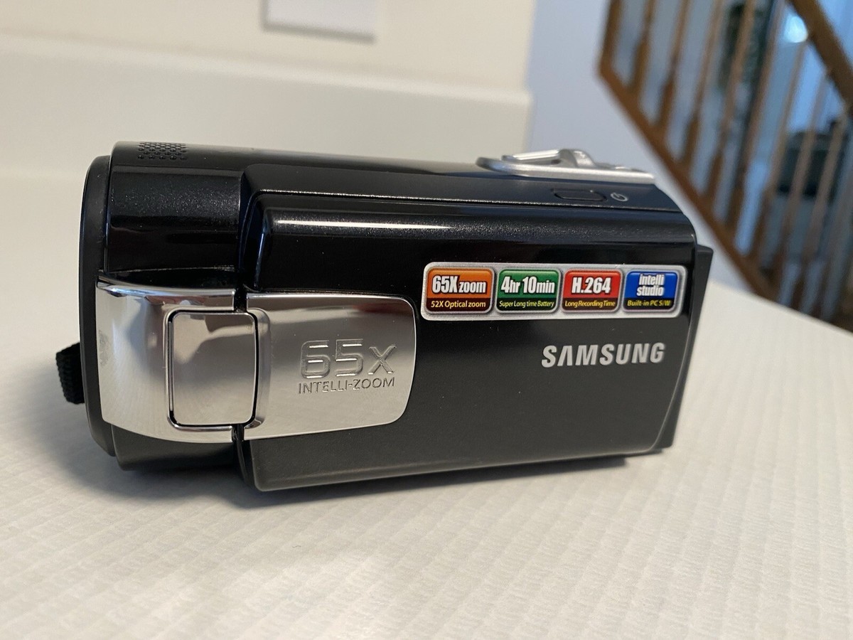 Samsung Flash Memory SD Camcorder SMX-F40BN/XAA 65x Zoom Tested | eBay