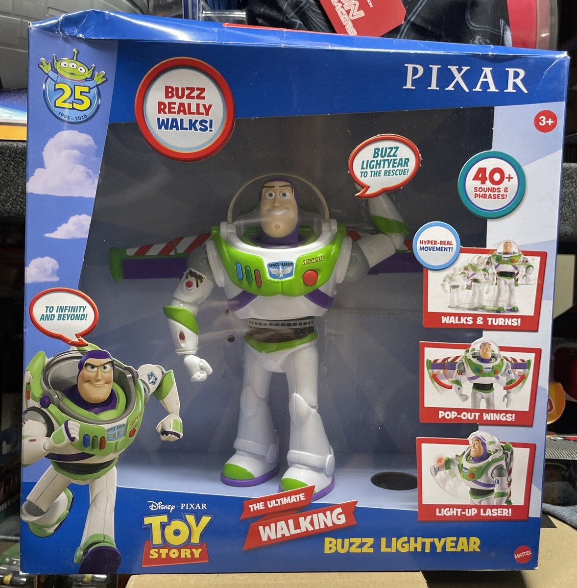 Disney Pixar Toy Story Ultimate Walking Buzz Lightyear lite up 40+