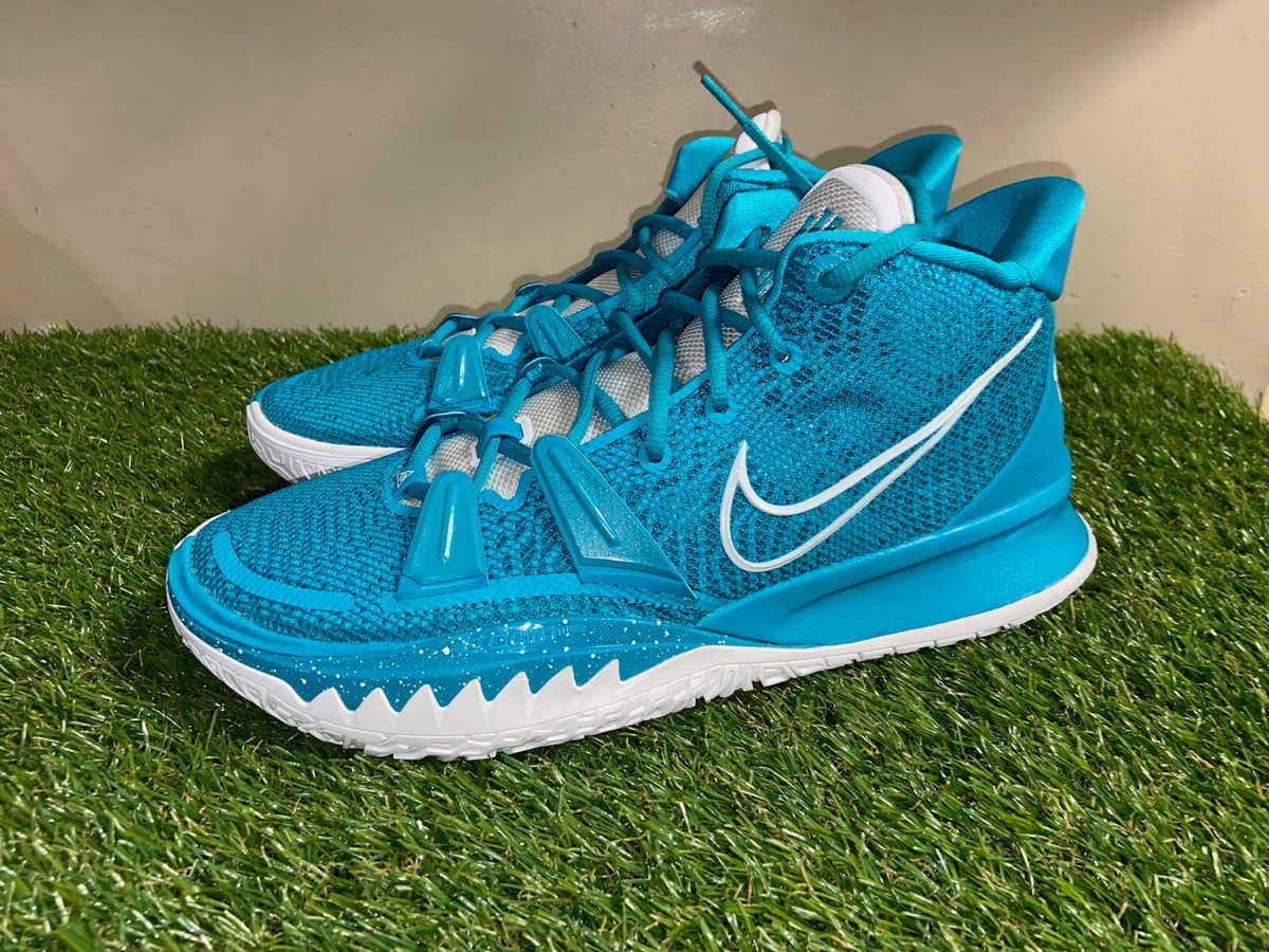 Nike Kyrie 7 TB Promo Rapid Teal White Basketball Shoes DM5042-403