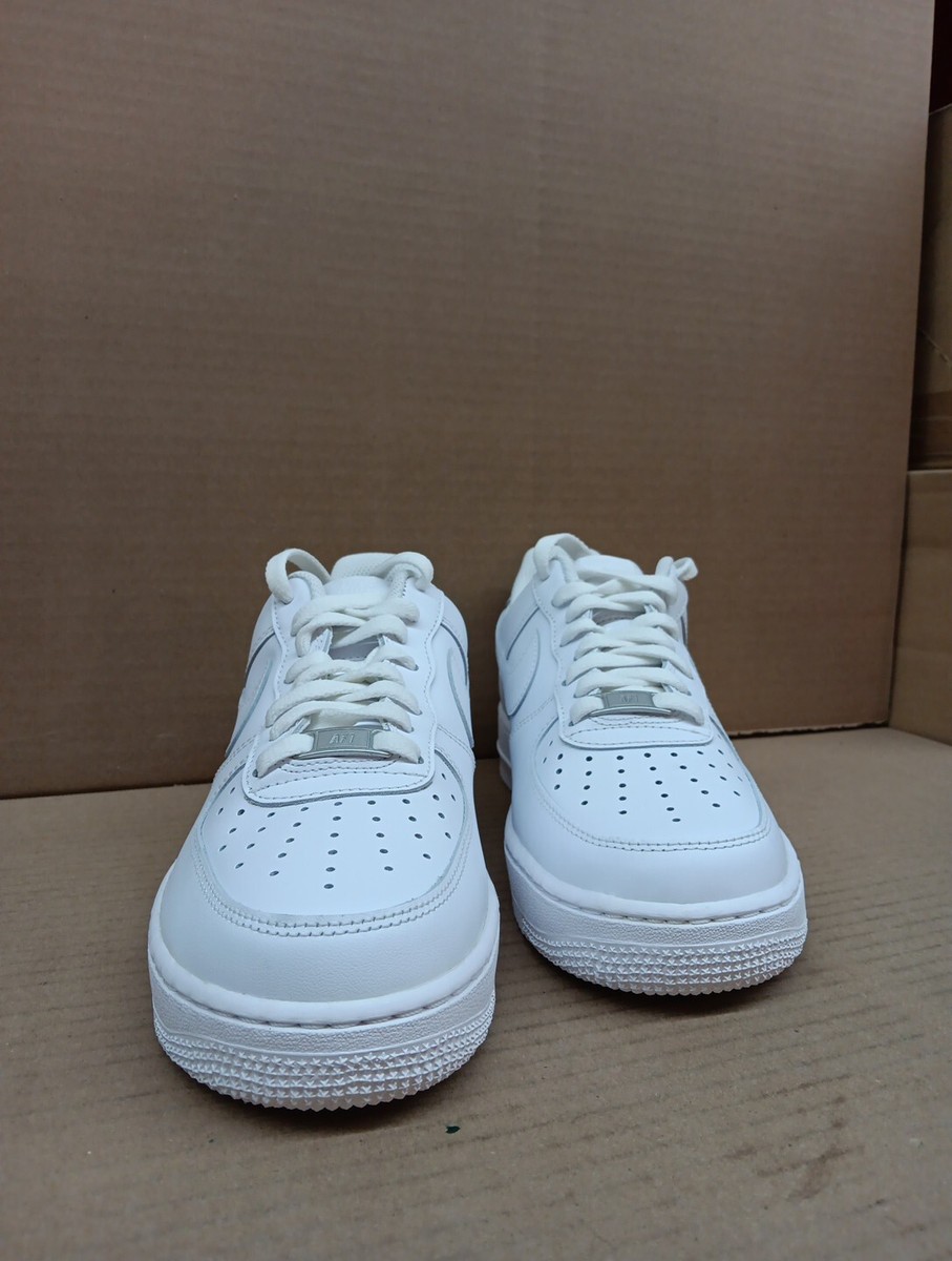 Size 13- Nike Air Force 1 '07 Low Triple White | eBay