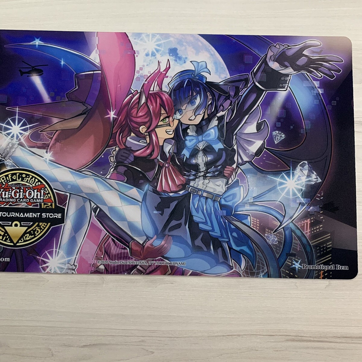 Yu-gi-oh! Playmat Back to duel Evil Twin Ki-sikil & Lil-la