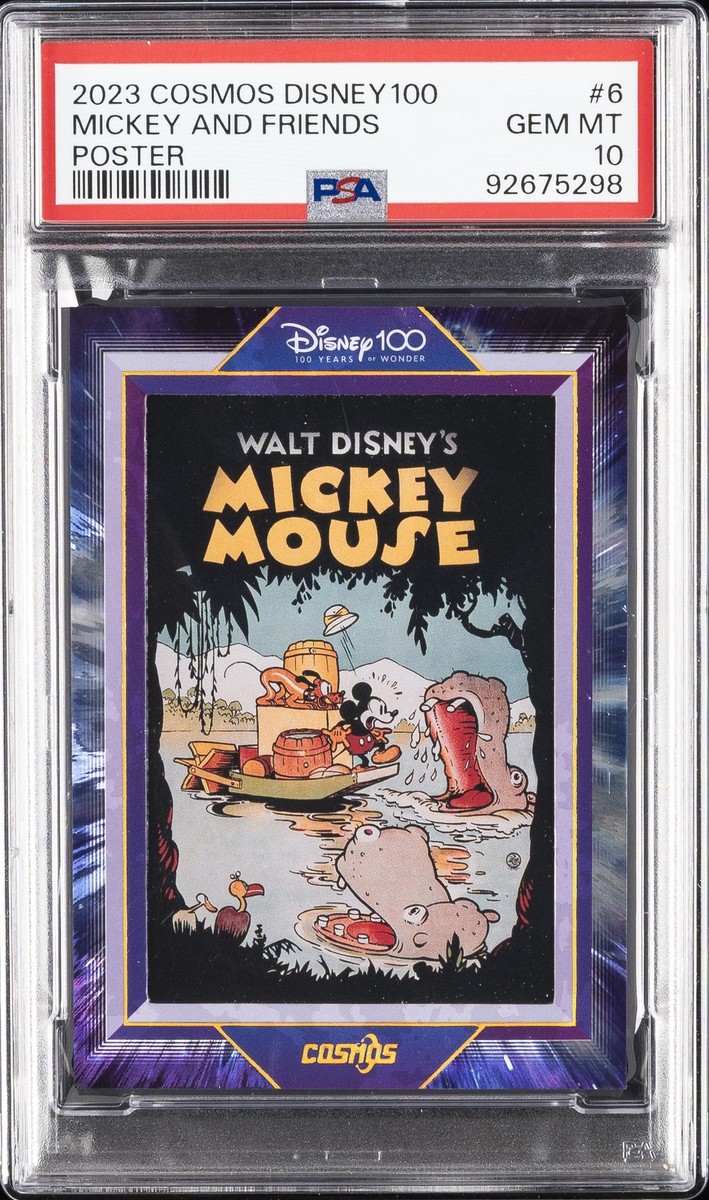 2023 KAKAWOW COSMOS DISNEY100 ALL-STAR POSTER MICKEY AND FRIENDS