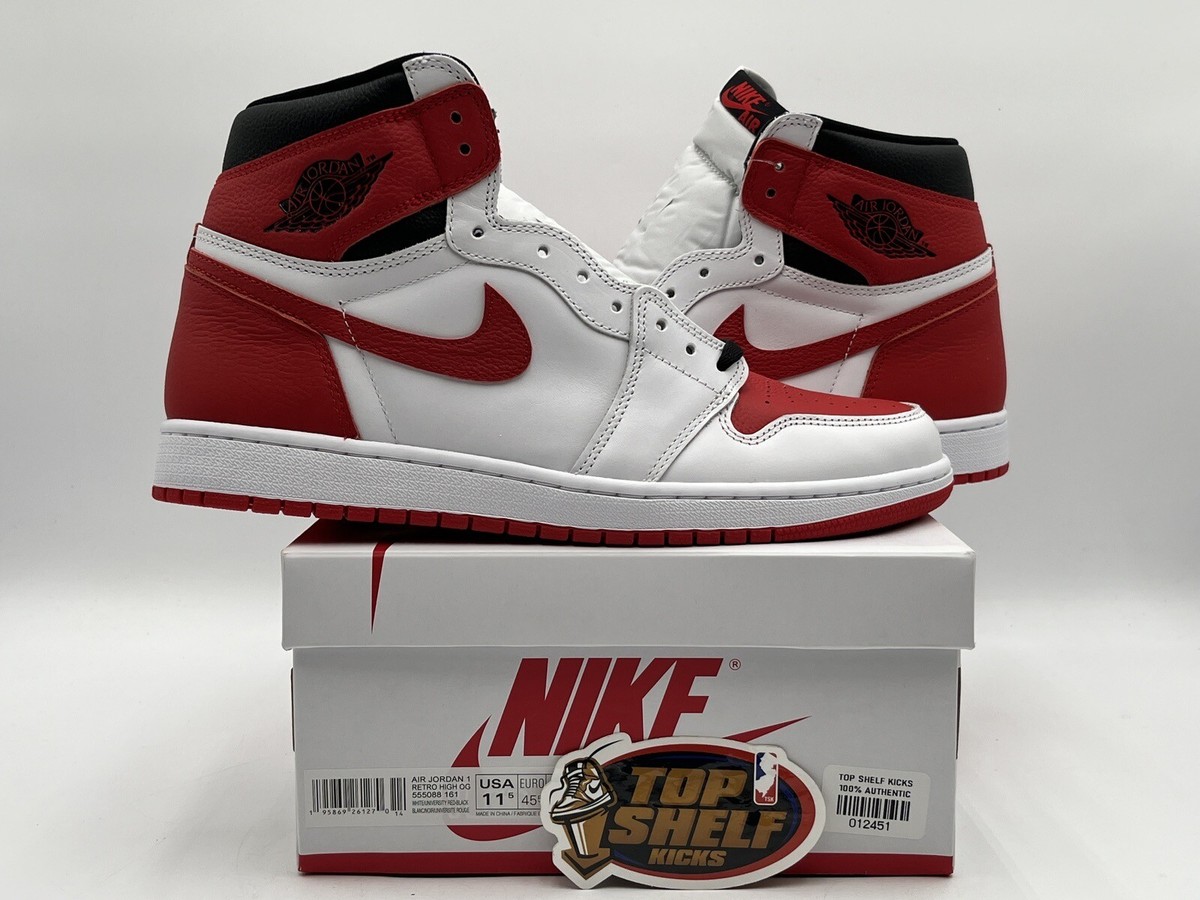 New Air Jordan 1 High Heritage 2022 Size 11.5 Rare Retro Authentic